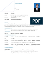 Personal: Curriculum Vitae