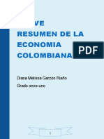 Breve Resumen de La Economia Colombiana
