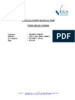 Installation Manual For Feed Head Liners: Address