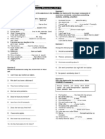 Headway Elementary Unit 10: Materials Database, Self-Study Elementary 10 (3 Pages)