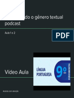 Gênero textual podcast aula 1-2