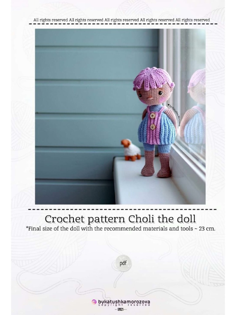 Crochet Pattern Choli The Doll | PDF