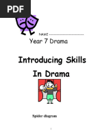 Year 7 Drama: Introducing Skills in Drama