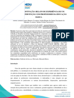 Bornout e motivação - relato de experiência de um projeto de intervenção com professores da educação básica