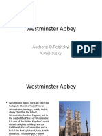 Westminster Abbey: Authors: D.Rebitskyi A.Poplavskyi
