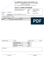 Orçamento Nº. 012406 de 09/03/2020: Wog Comercio de Metais Sanitarios Ltda