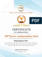 TIP Peace Ambassador 2021