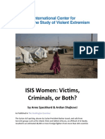 Anne Speckhard - IsIS Women Victims