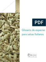 Glosario Especias Italianas