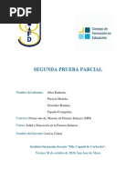 Segunda Prueba Parcial Salud