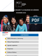 Ministerio de la Mujer: Pilares, Programas y Presupuesto 2019