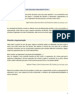 O Discurso Filosófico É Um Discurso Argumentativo