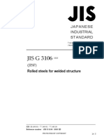 JIS G 3106: Japanese Industrial Standard