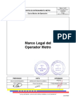 Marco Legal Del Operador Metro