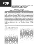 Analisis Farmakoekonomi Peresepan Antibiotika Ceftriaxone Dan Ceftazidime Pada Pasien Bedah Sesar Di Rumah Sakit Panti Rini Yogyakarta