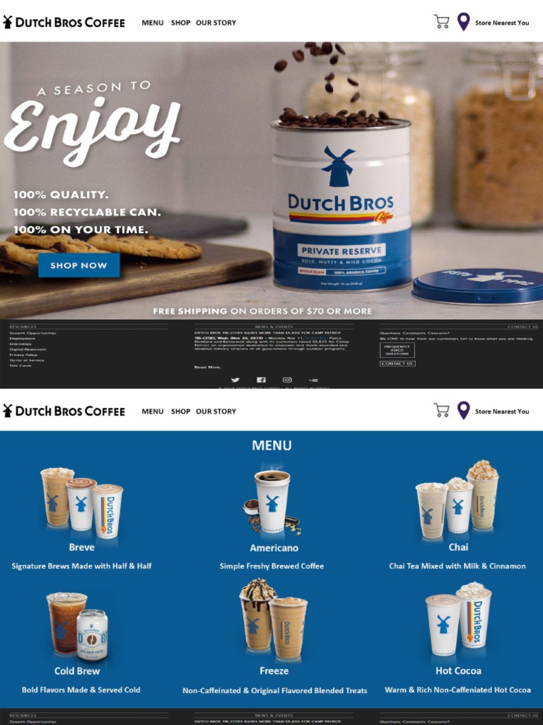 Dutch Bros Mockup | PDF | Software