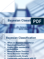 Bayesian Classification: Dr. Navneet Goyal BITS, Pilani