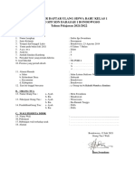 Formulir Daftar Ulang Safira Iga Swandana