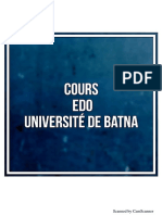 Cours EDO Univ Batna 2011 - 2012