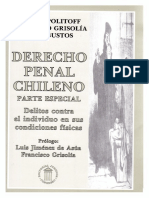 Derecho Penal Chileno (Parte Especial) - Politof-Grisolia-Bustos