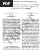 5 IJAEST Volume No 1 Issue No 1 Analysis of ion Buckling and Post Buckling of Composite Structure by Generalized Differential Quadrature Method (GDQM)