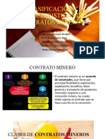 CLASIFICACION Y CARACTERISTICAS DE CONTRATOS MINEROS