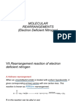 Molecular Rearrangement (Electron Deficient Nitrogen), Asynchronous