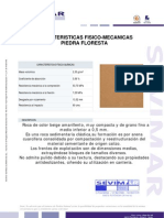 Arenisca Floresta Informe Tecnico - SEVIMAR