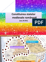 Constiti Statelor Medievale Romanesti