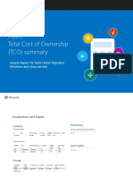 Azure Total Cost of Ownership (TCO) Summary: Sample Report For Data Center Migration (Windows and Linux Servers)