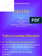 Valves: Fluid Mechanics