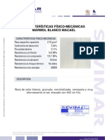 Blanco Macael Informe Tecnico - Sevimar