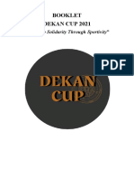 Dekan Cup 2021 Booklet