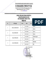 Jadwal Pts Kls 5.b SDN CT 07 PG Semester 1 2020-2021