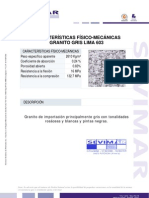 Granito Gris Lima G603 Informe Tecnico - Sevimar