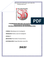 Niveles y Tipo de Investigación PDF
