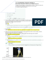 Physics Coursera Tests Week 3