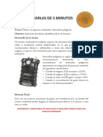 Tema: Trabajo en Espacios Confinados: Atmosfera Peligrosa. Objetivo: Ambiente de Trabajo Saludable y Libre de Lesiones. Desarrollo de La Charla