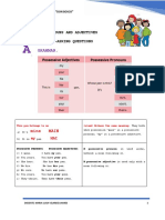 Unit One - Possesive Pronouns