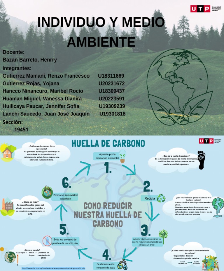 Infografia Sobre La Huella de Carbono | PDF
