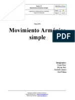 Tarea N°1 Movimiento Armónico Simple