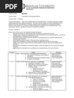 Syllabus - NRS 500 Foundation of Nursing