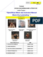 02 - Kel - 2 Tugas Translite Spesifikasi Dan Operational Intruction Manual Dry Laminatingg