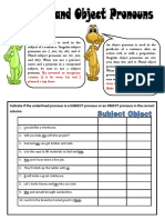 Subject Pronouns