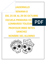 Cuadernillo de actividades semanal