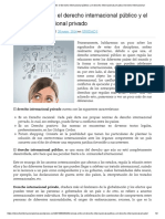 Diferencias Entre El Derecho Internacional Público y El Derecho Internacional Privado - Derecho Internacional