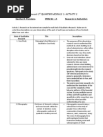 Homework 1 Quarter Module 1: Activity 1