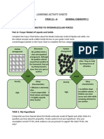 INTERMOLECULAR FORCES AND LIQUID PROPERTIES