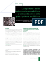 La Importancia de Los Parámetros Farmacocinéticos y Farmacodinámicos en La Prescripción de Antibióticos - RevFacUNAM 2013 PDF