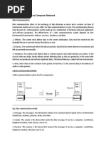 Unit 1 Introduction To Computer Network 1